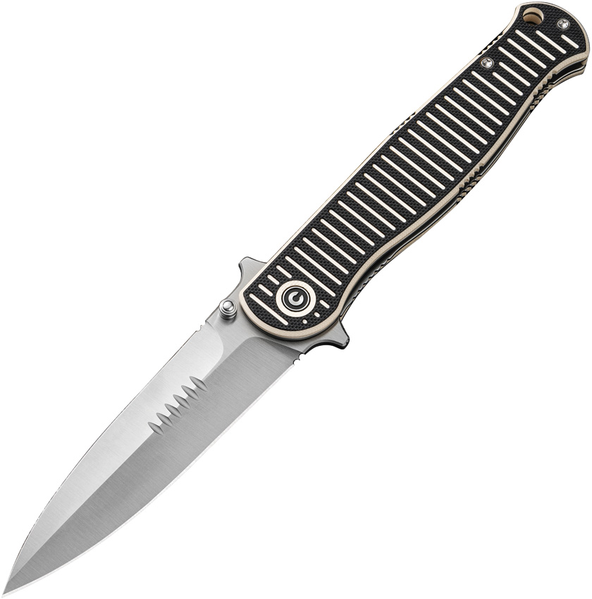 Civivi RS71 Linerlock Pocket Knife Ivory/Black - CIVC230251