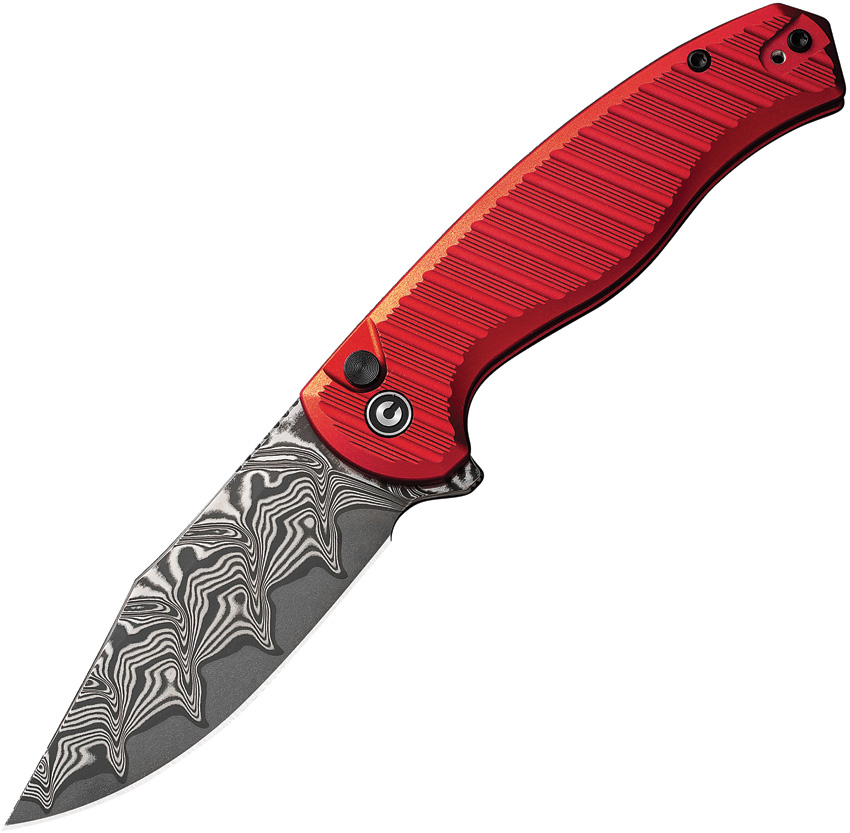Civivi Stormhowl Button Lock Pocket Knife Red - CIVC23040BDS1