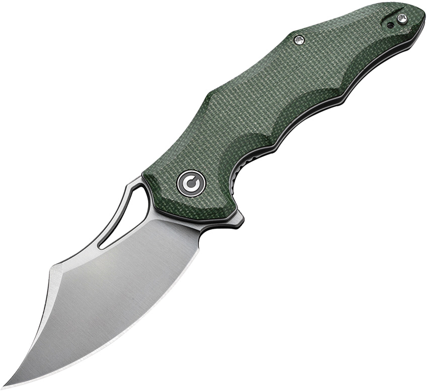 Civivi Chiro Linerlock Pocket Knife Green Micarta - CIVC230462