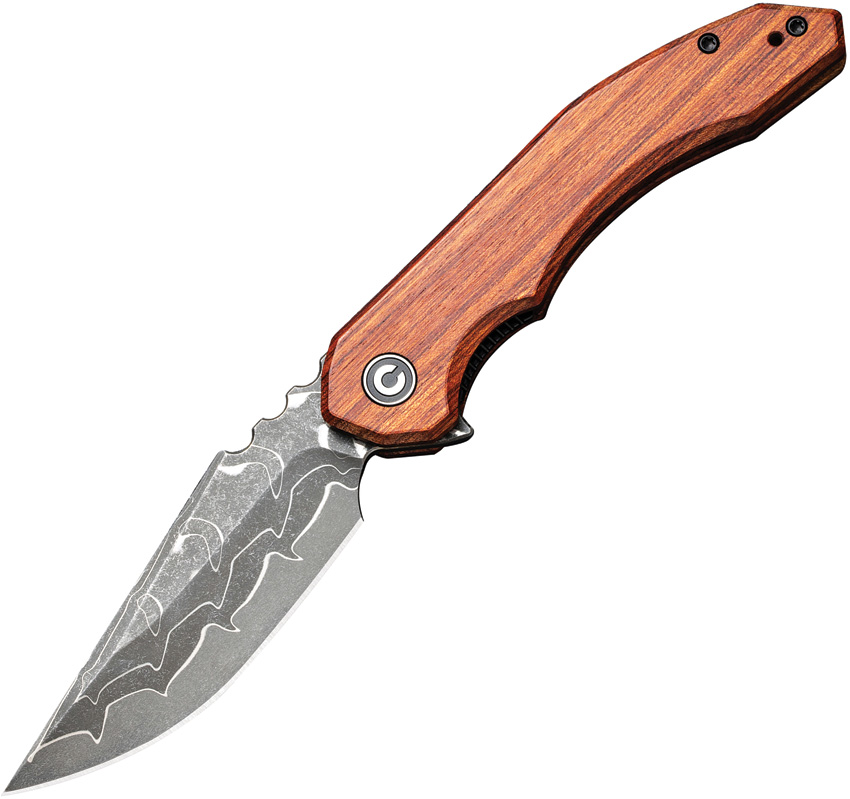 Civivi Bluetick Linerlock Pocket Knife Wood - CIVC23050DS1