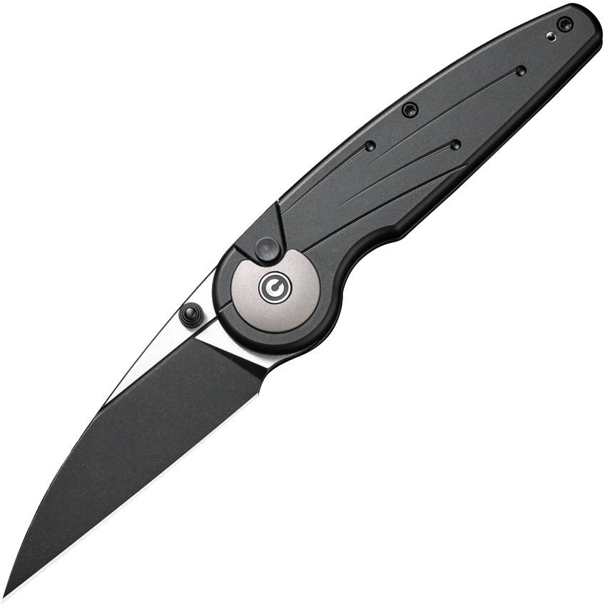 Civivi Starflare Button Lock Pocket Knife Black - CIVC230521