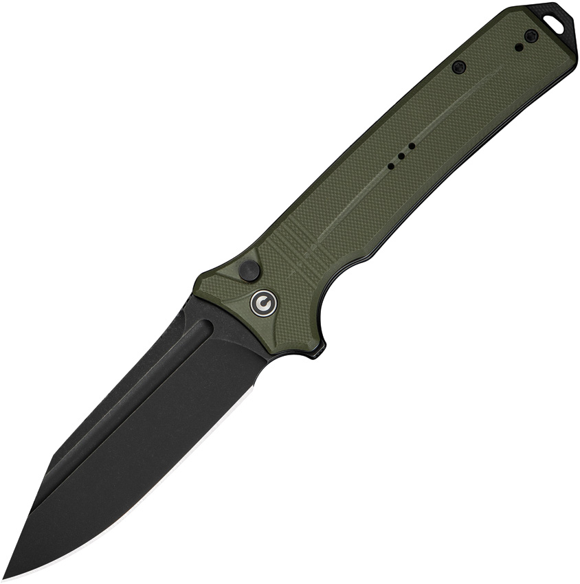 Civivi Neurohaptic Button Lock Pocket Knife OD Green - CIVC230803