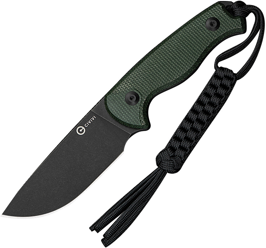 Civivi Timberbark Fixed Blade Knife Green - CIVC230943