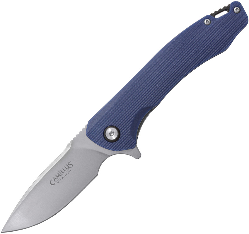 Camillus Scivik Folder Linerlock Pocket Knife Blue - CM19206