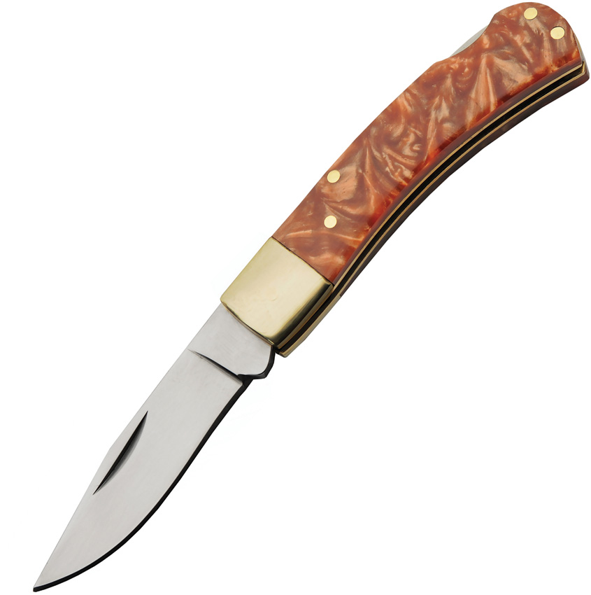 3 Inch Redclay Lockback Pocket Knife - CN211595
