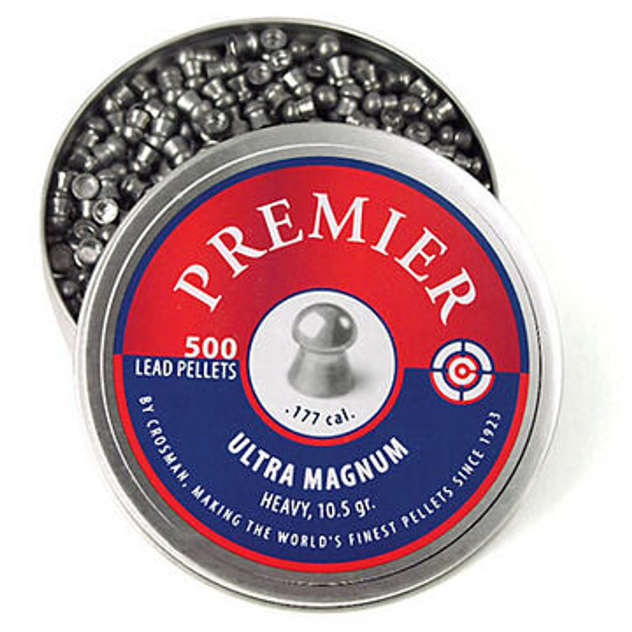 Crosman Premier 177 Cal. 10.5 Grain Ultra Magnum Domed Lead Pellet (500)