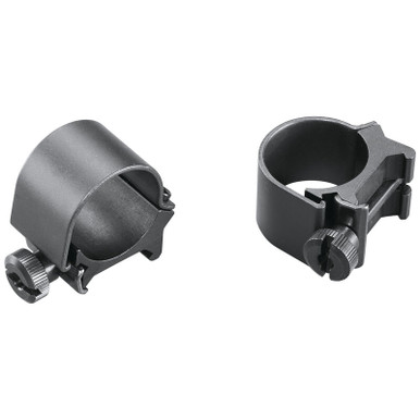 Weaver Detachable 1" Top Mount Rings Low Black