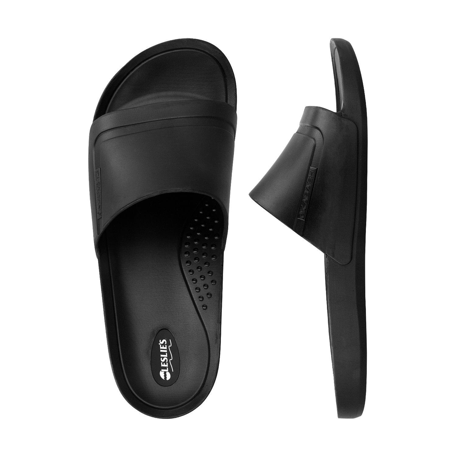 Okabashi - Coast Slide Sandals - Black, Size 9