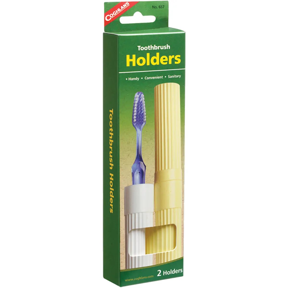 Coghlan's Camping and Travel Toothbrush Holders - 2-Pack