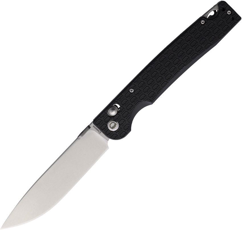 Daggerr Dropet Crossbar Lock Pocket Knife Black - DGRDPTXBKSW