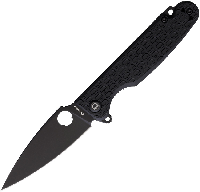 Daggerr Flint Linerlock Pocket Knife Black - DGRFLMNBKBW