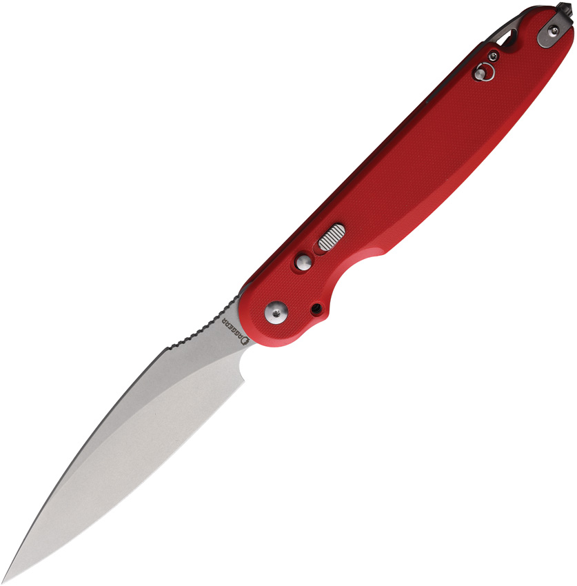 Daggerr Parrot Button Lock Pocket Knife Red - DGRFM031RDSW