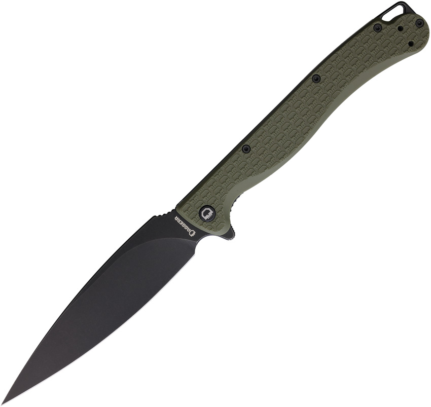 Daggerr Pero Linerlock Pocket Knife OD Green - DGRPRFOLBW