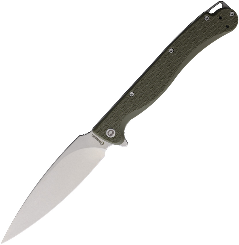 Daggerr Pero Linerlock Pocket Knife OD Green - DGRPRFOLSW
