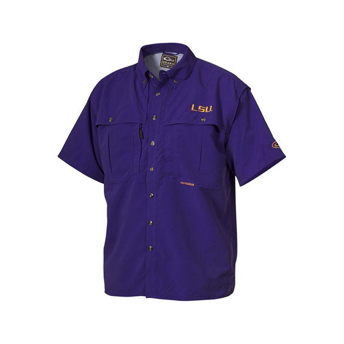 Drake LSU Short Sleeve Wingshooter Shirt
