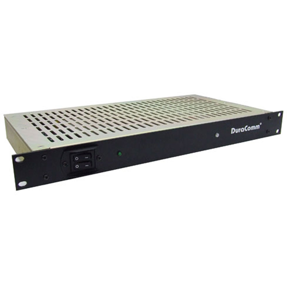 DuraComm HE1U-5012-BC Ac/Dc High Efficency 750w Pwr supply 12v 50a Rack Mount