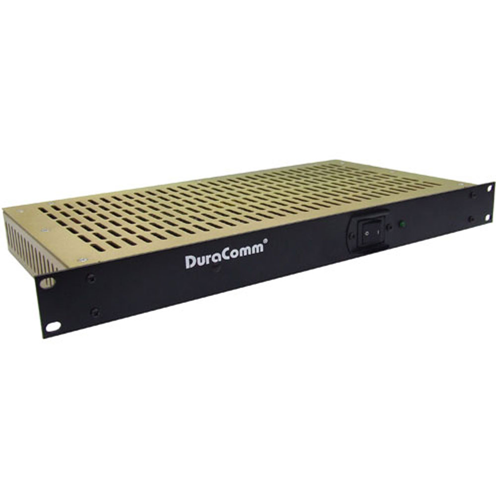DURACOMM HE1U-1248-BMS-MU Rack Mount Power Supply with Built in Monitoring & Control.48 VDC Output, 12A Max, 110/220 VAC Input.Integrated Smart