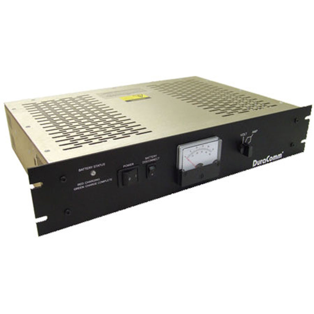 DuraComm RLP-4012BBSCLVD 12V 40A Rack Mnt Power Supply Batt Backup/Smart Charging/LVD