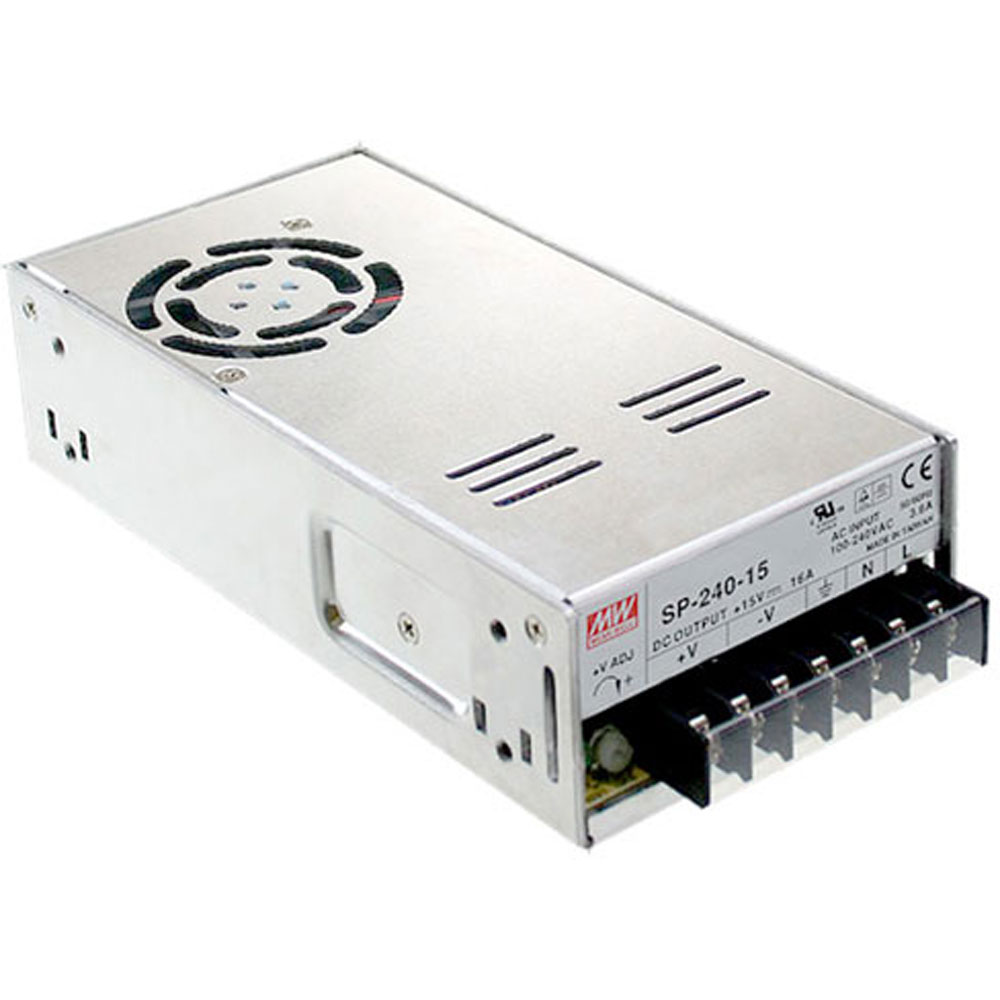 DuraComm SP-240-12 Mean Well Power Supply 240W 120VAC 12V 20A Desktop