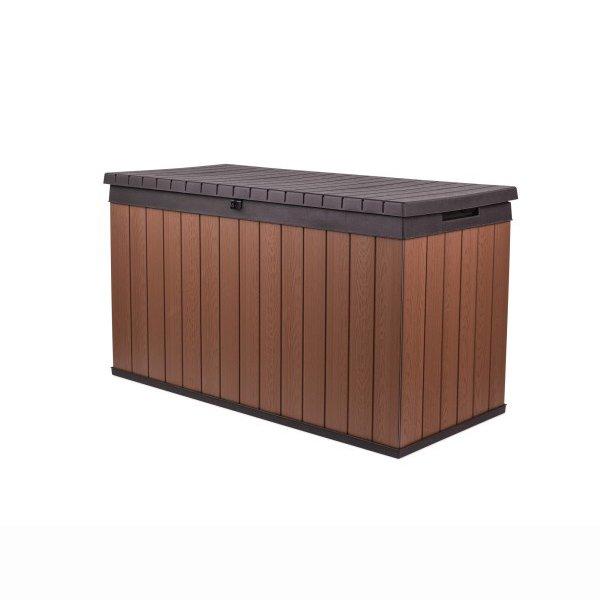 Keter - Darwin 150 Gallon Resin Large Deck Box, Brown