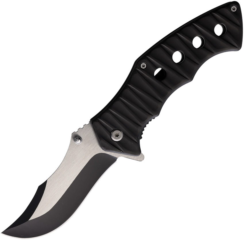 ElitEdge Linerlock Pocket Knife Spring Assisted Black - EE10A101BS