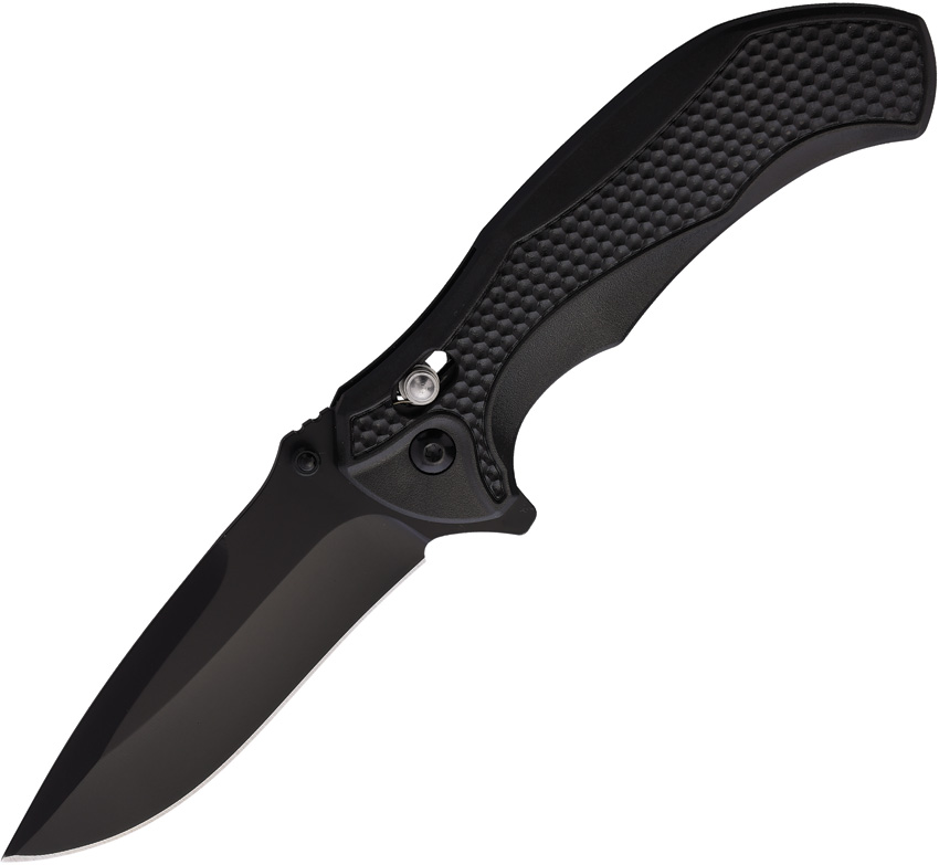 ElitEdge A/O Crossbar Lock Pocket Knife Black - EE10A110BK