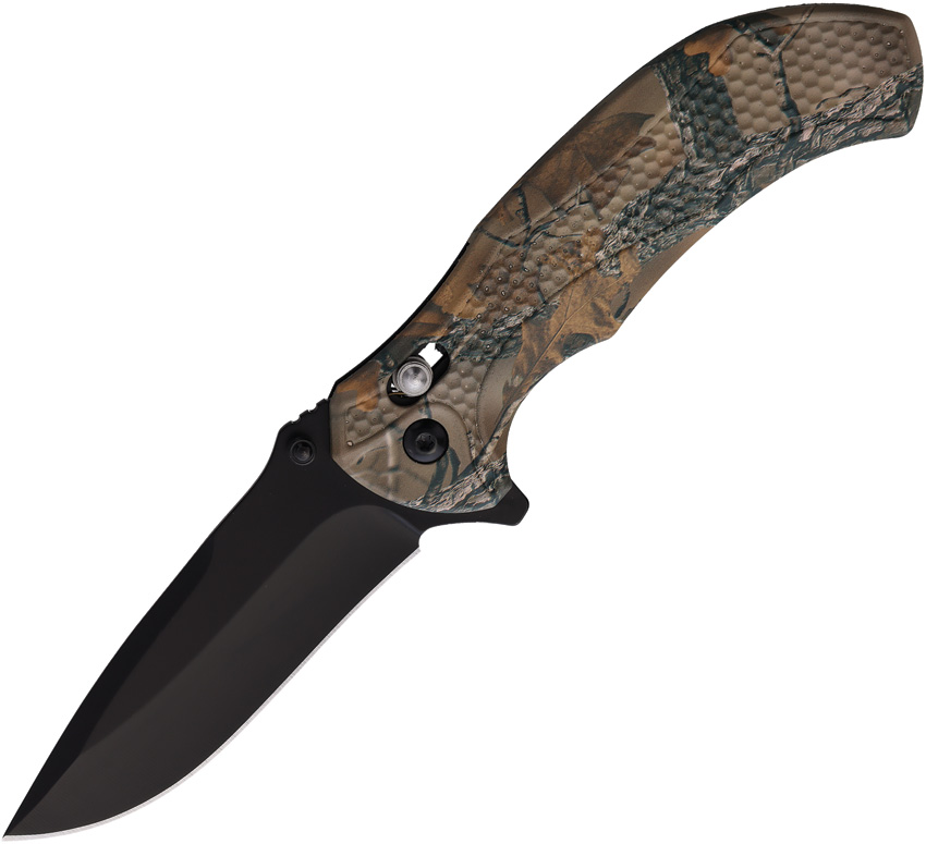 ElitEdge A/O Crossbar Lock Pocket Knife Camo - EE10A110CA