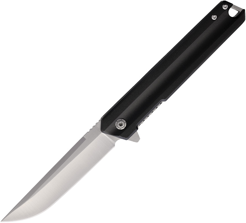 ElitEdge A/O Linerlock Pocket Knife Black Aluminum - EE10A115BK