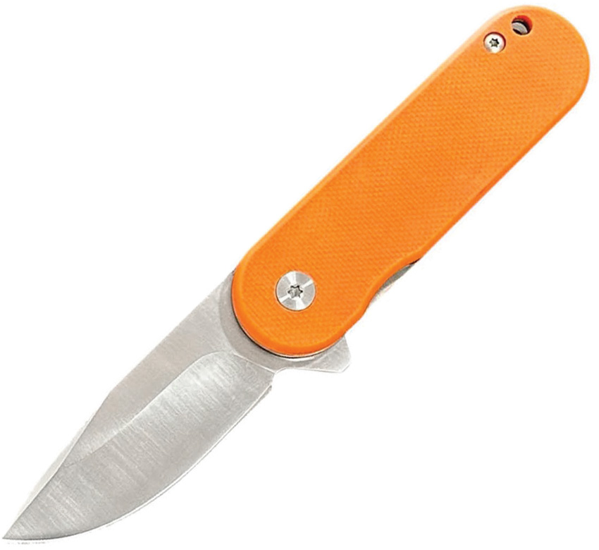 ElitEdge Small Linerlock Pocket Knife Orange - EE10B011OR