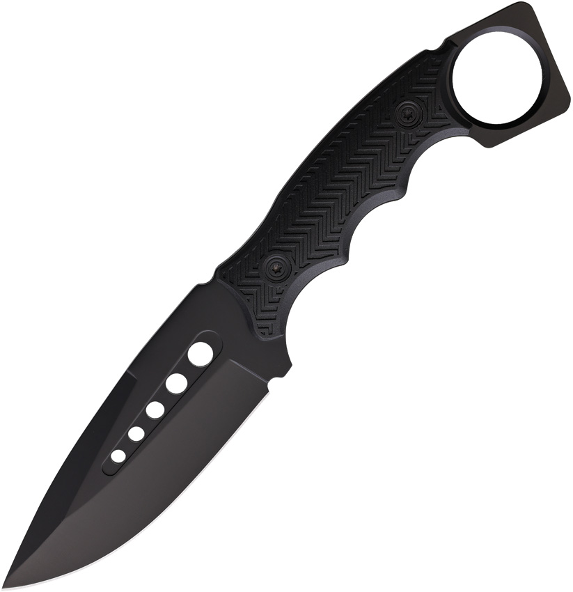 ElitEdge Tactical Fixed Blade Knife Black - EE20677BK