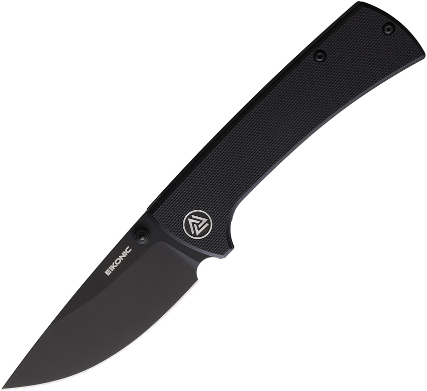 EIKONIC RCK9 Linerlock Pocket Knife Black - EKC100BB