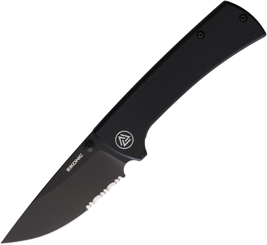 EIKONIC RCK9 Linerlock Pocket Knife Black - EKC100BBS