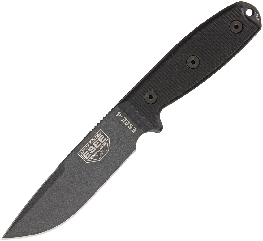 Esee Model 4 Tactical Fixed Blade Knife - ES4PCPTGB