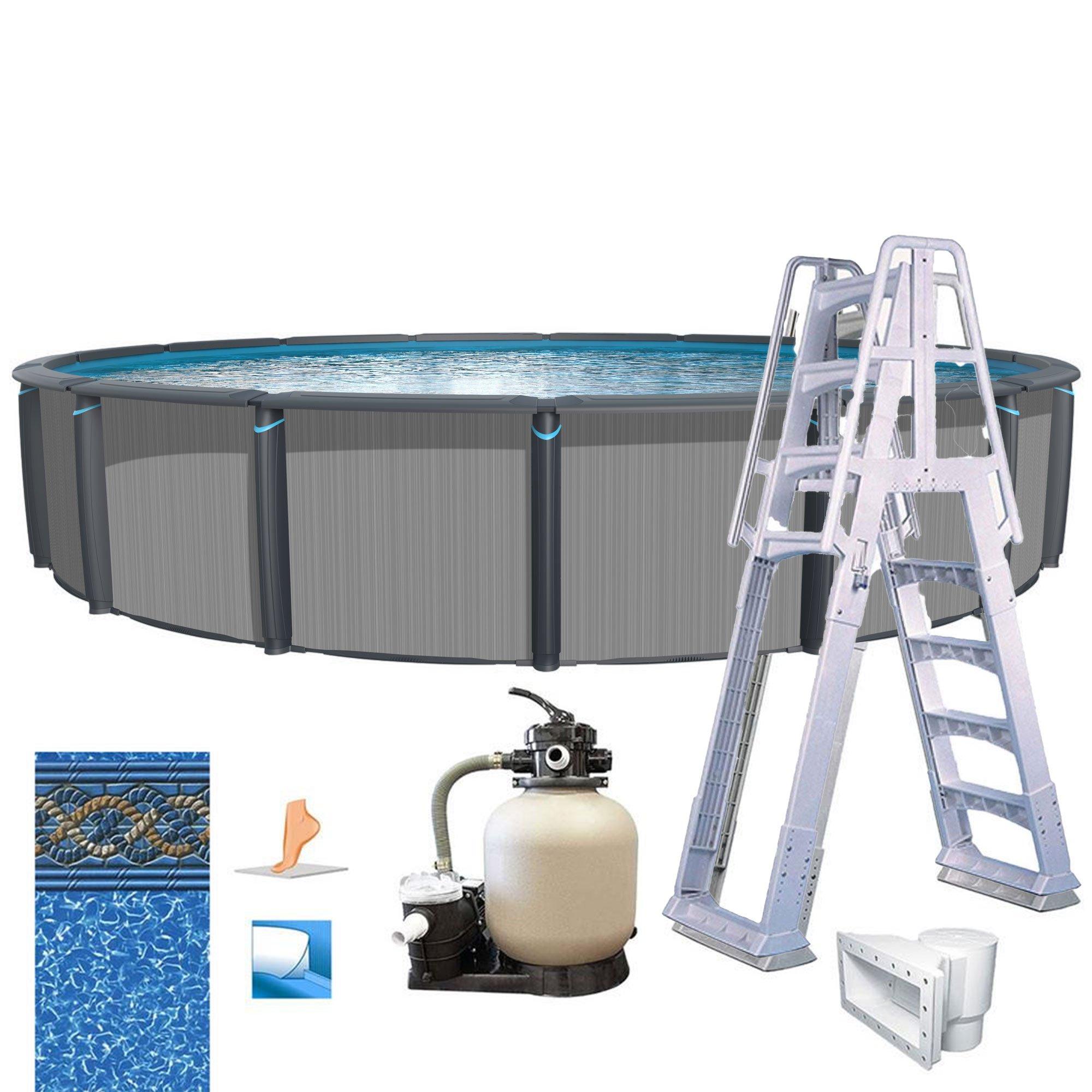 Easton 15' x 52" Round Above Ground Pool Package