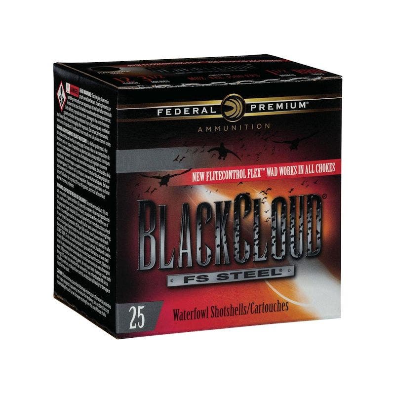 Federal Black Cloud FS Steel Ammo 12GA #3 25/Box