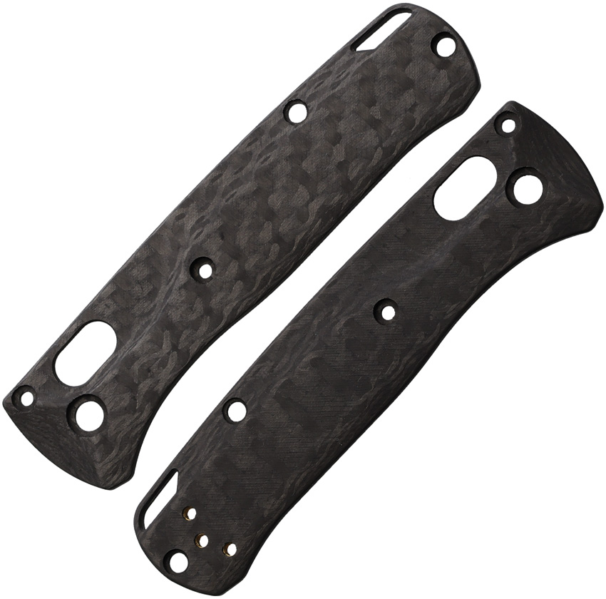 Flytanium Mini Bugout Crossfade BW Carbon Fiber Handle Scales - FLY0897