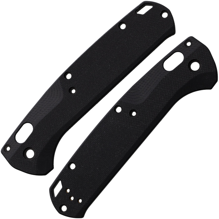 Flytanium Taggedout Handle Scales Black G10 - FLY1209PB