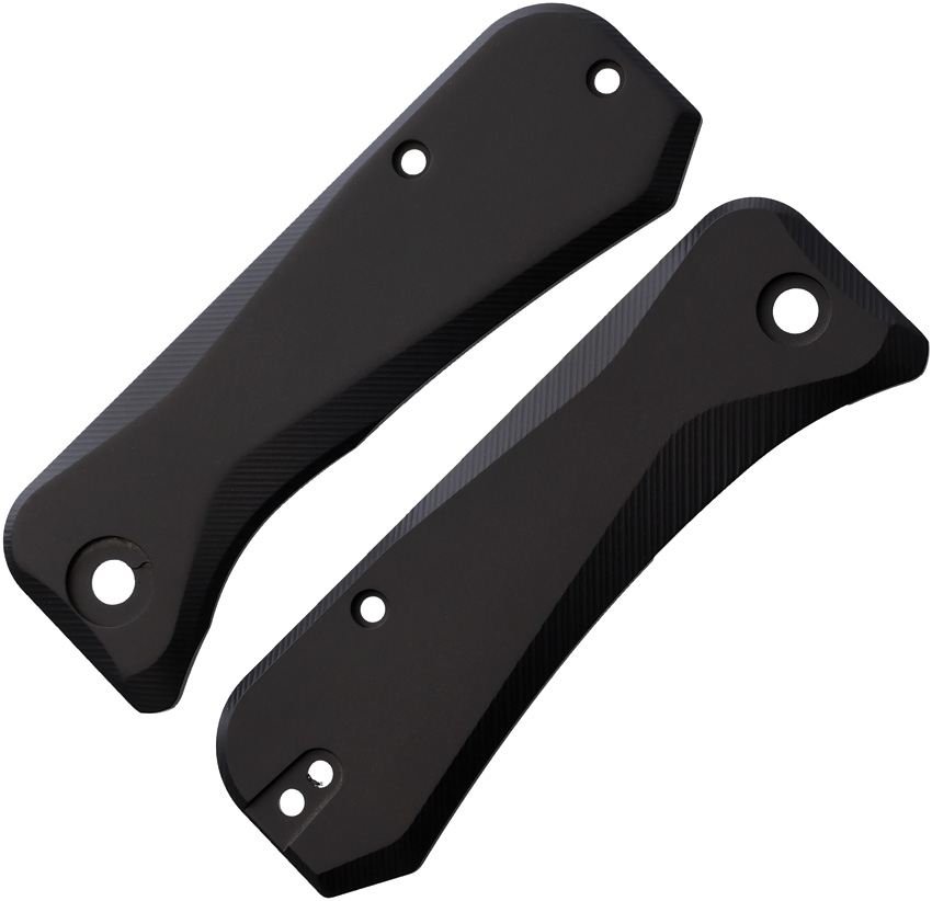Flytanium Groove Banter Handle Scales Black Titanium - FLY1287BK