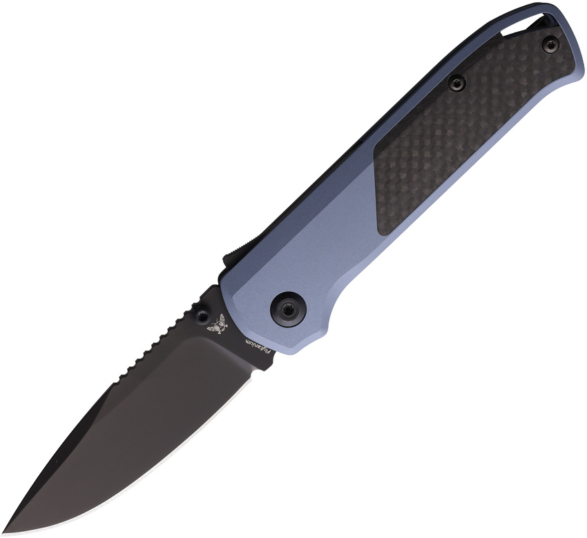 Flytanium Arcade Shark-Lock Pocket Knife Blue Carbon - FLY1308