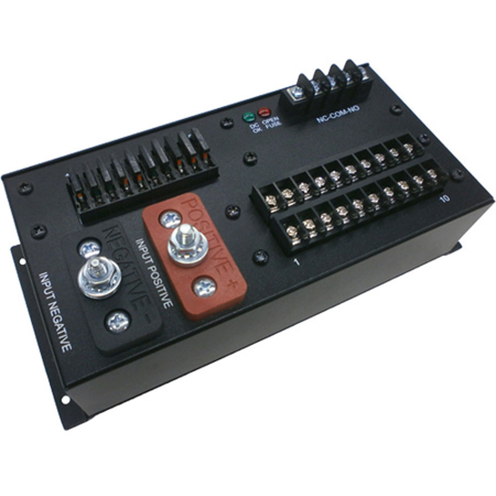 DuraComm WM-10GMT-48 60A, 40-60 Vdc WM Series Power Distribution Panel