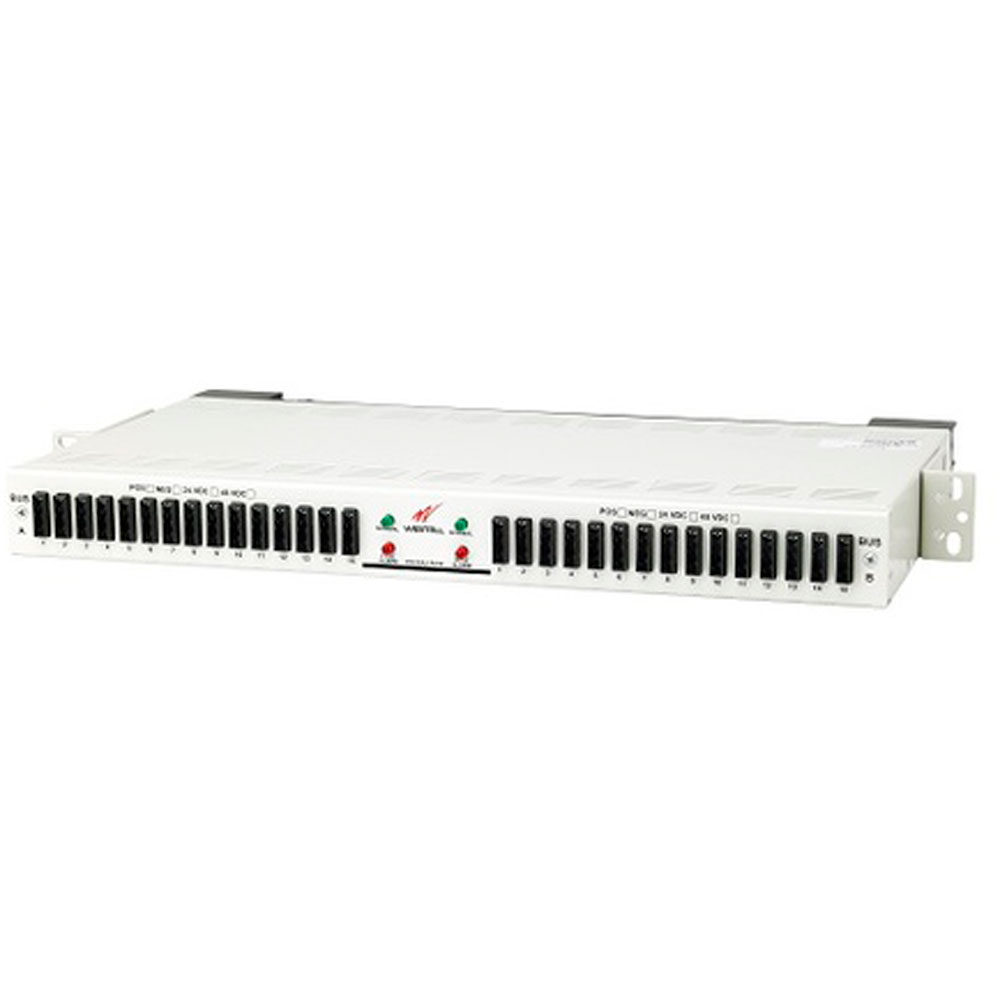 WESTELL NPGMT1012 20 Amp 15x15 Dual Bus GMT Fuse Panel.Voltage +/-24 or +/-48 Typical, 22-58 Max.Wall Mount or Rack Mount Fuse Panel, Full Front