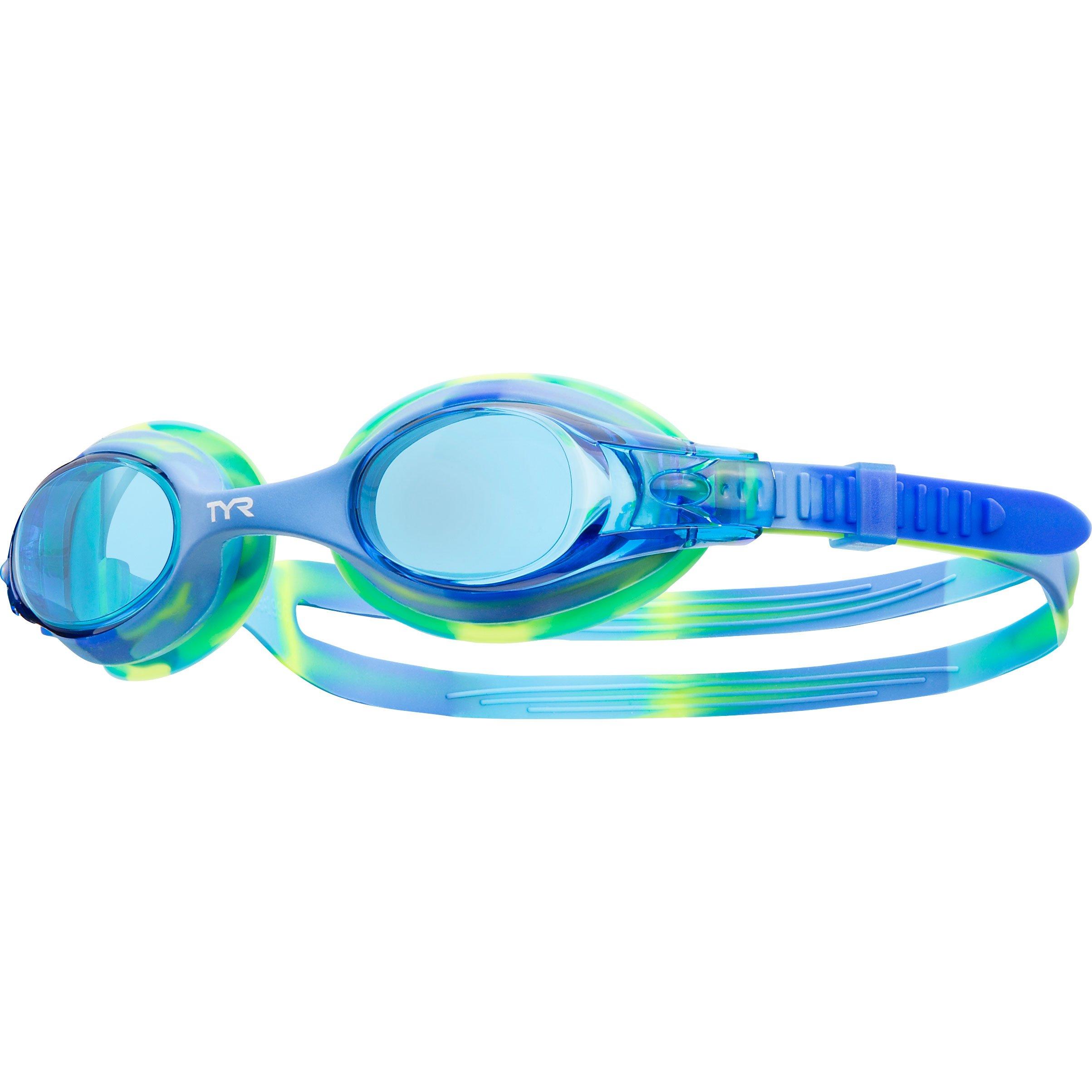 TYR - Swimple Kids Goggles - Tie Dye Blue/Green