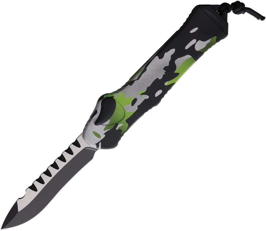 Heretic Automatic Pocket Knife Hydra Recurve 2Tone Camouflage - H00810AHCAMO