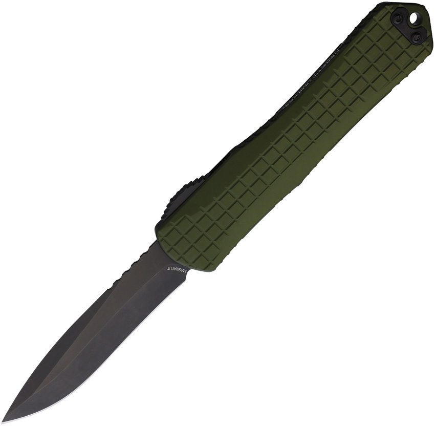 Heretic Automatic Pocket Knife Manticore X Recurve OTF - H033F6AGRN