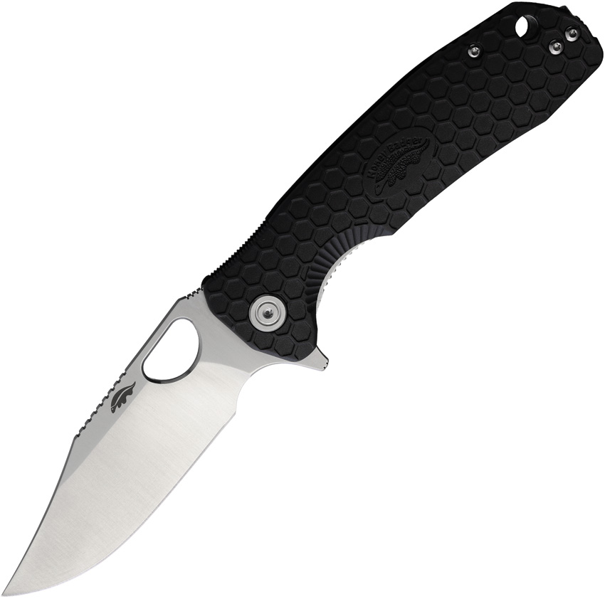 Honey Badger Large Linerlock Pocket Knife Clip Black - HB4063