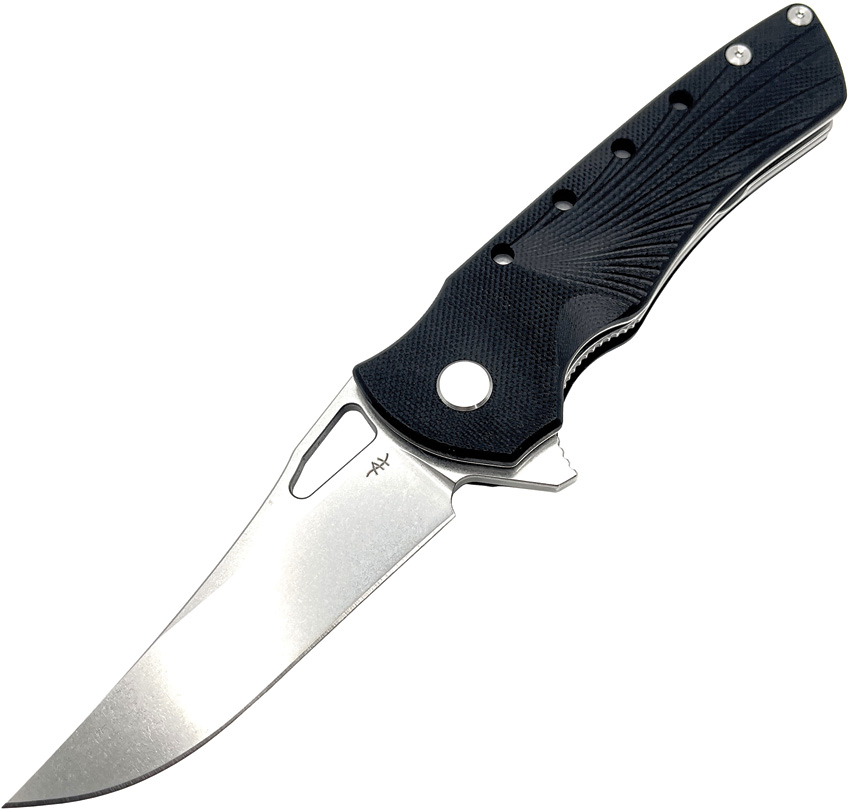 Heibel Blackhawk Linerlock Pocket Knife Black - HBKBLKRB