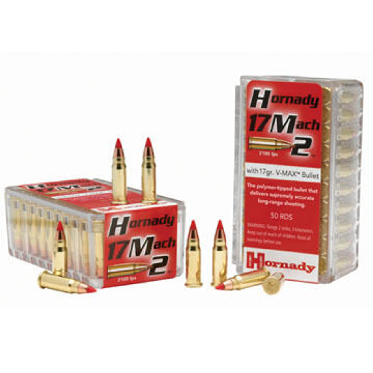 Hornady Varmint Express 17 Mach2 17 Grain V-Max Ammo (50)