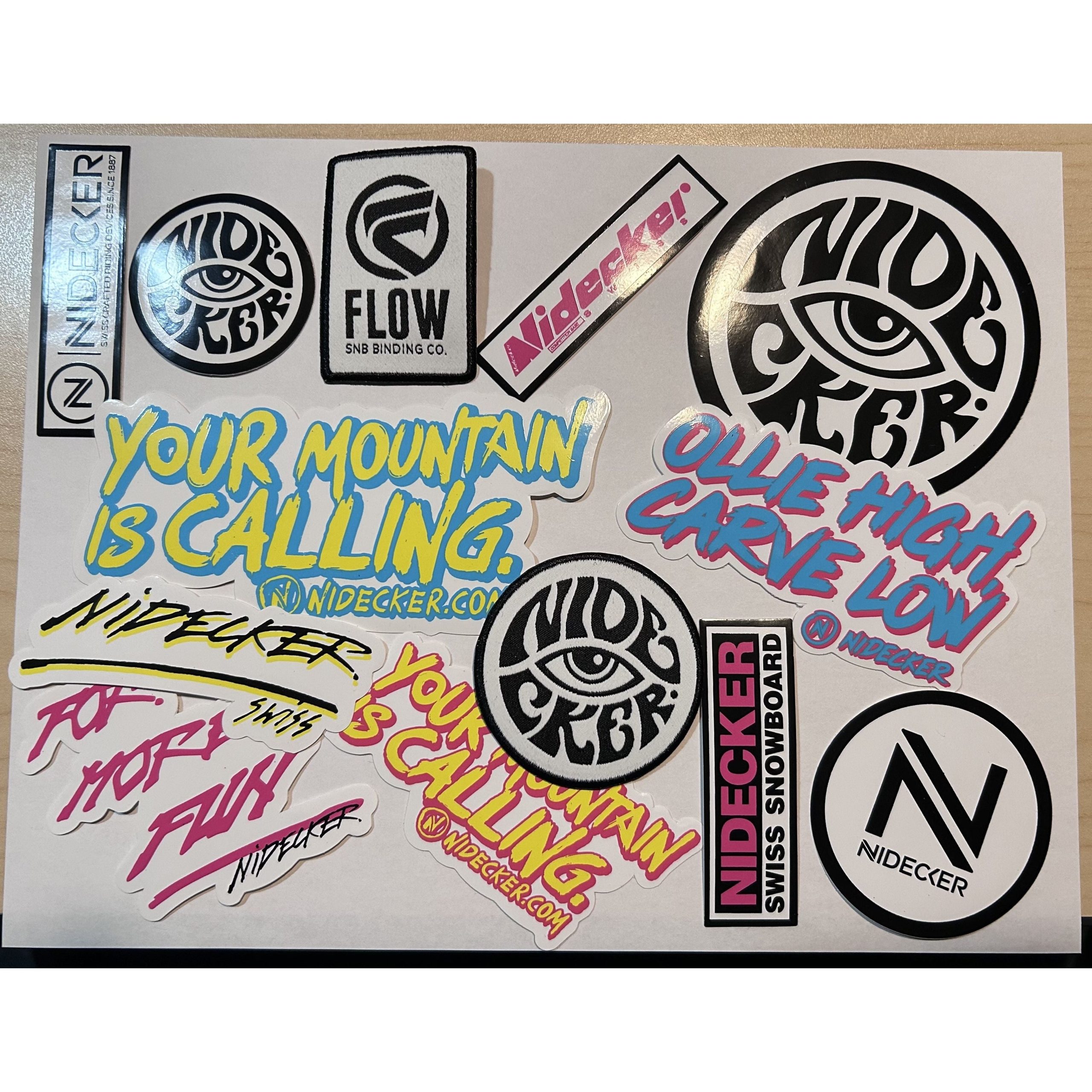 Nidecker & Flow Sticker Pack
