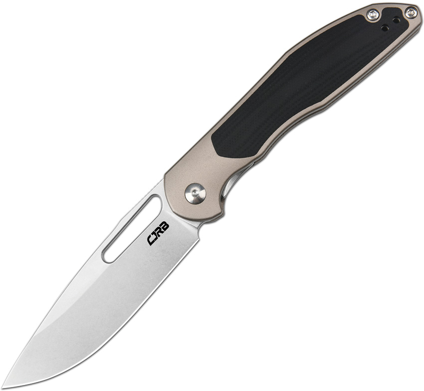 CJRB Droma Linerlock Pocket Knife Black G10 - J1963BK