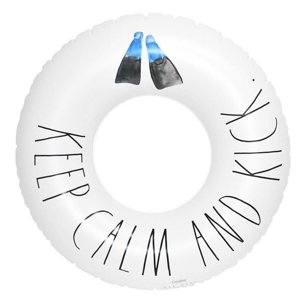 Rae Dunn - Junior 32" Swim Ring Pool Float - Keep Calm And Kick